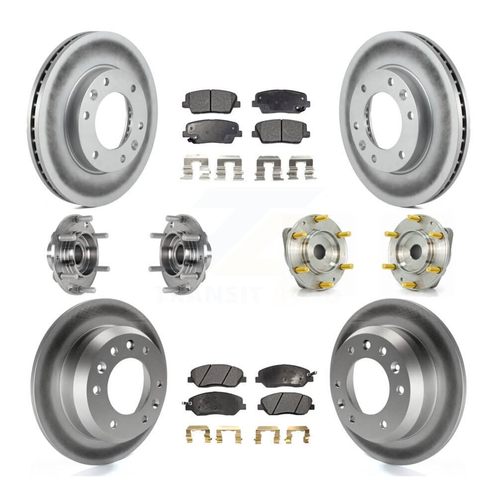 Transit Auto - KBB-123602 - Front and Rear Wheel Bearing and Hub Assembly Kits