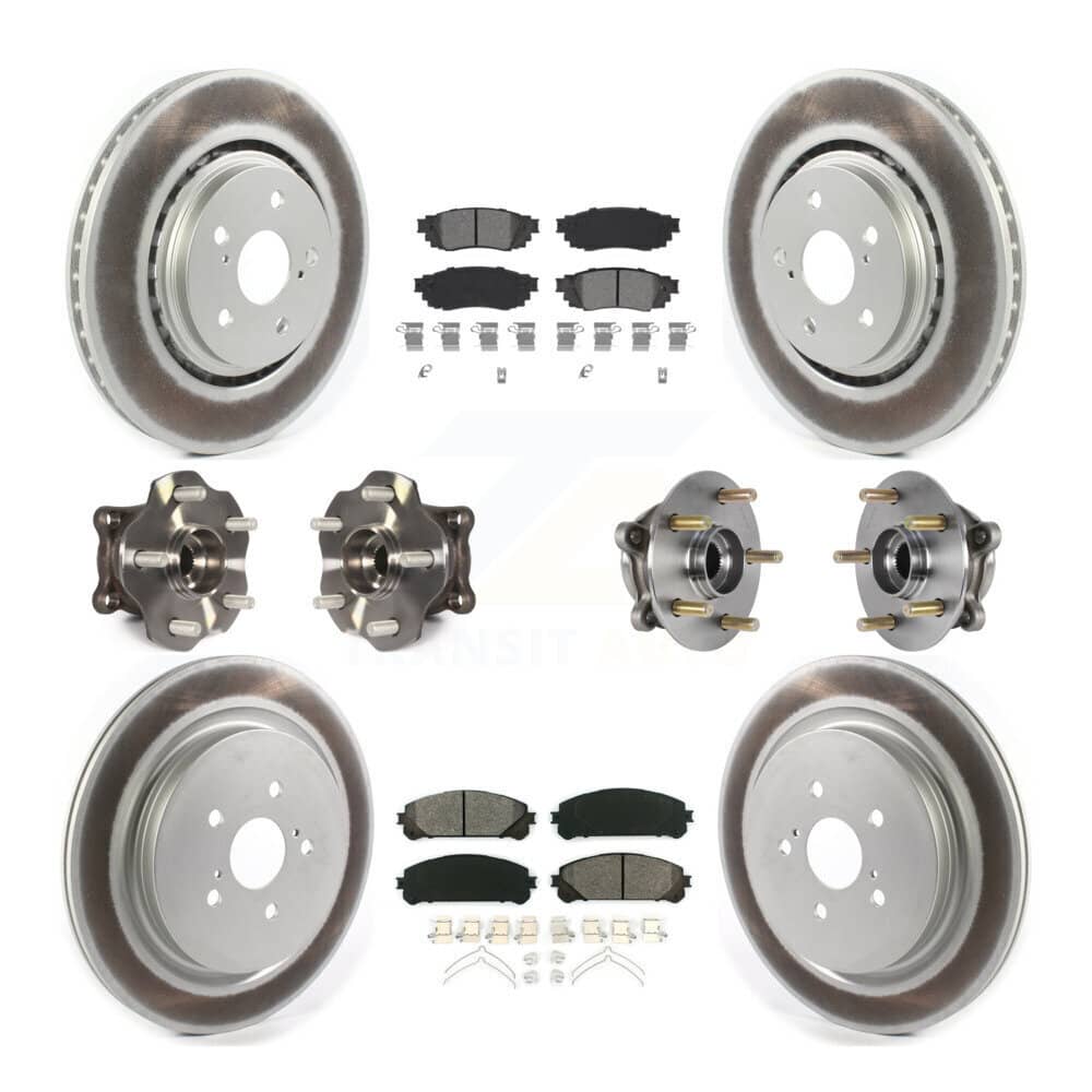 Transit Auto - KBB-126096 - Front and Rear Wheel Bearing and Hub Assembly Kits