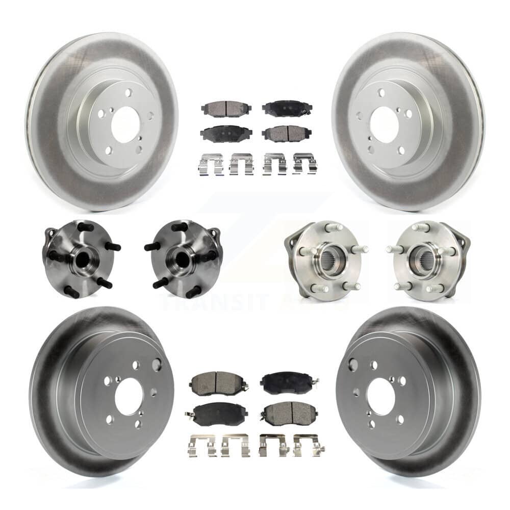 Transit Auto - KBB-126207 - Front and Rear Wheel Bearing and Hub Assembly Kits