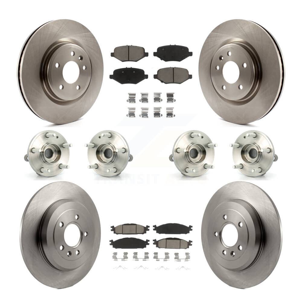 Transit Auto - KBB-126804 - Front and Rear Wheel Bearing and Hub Assembly Kits