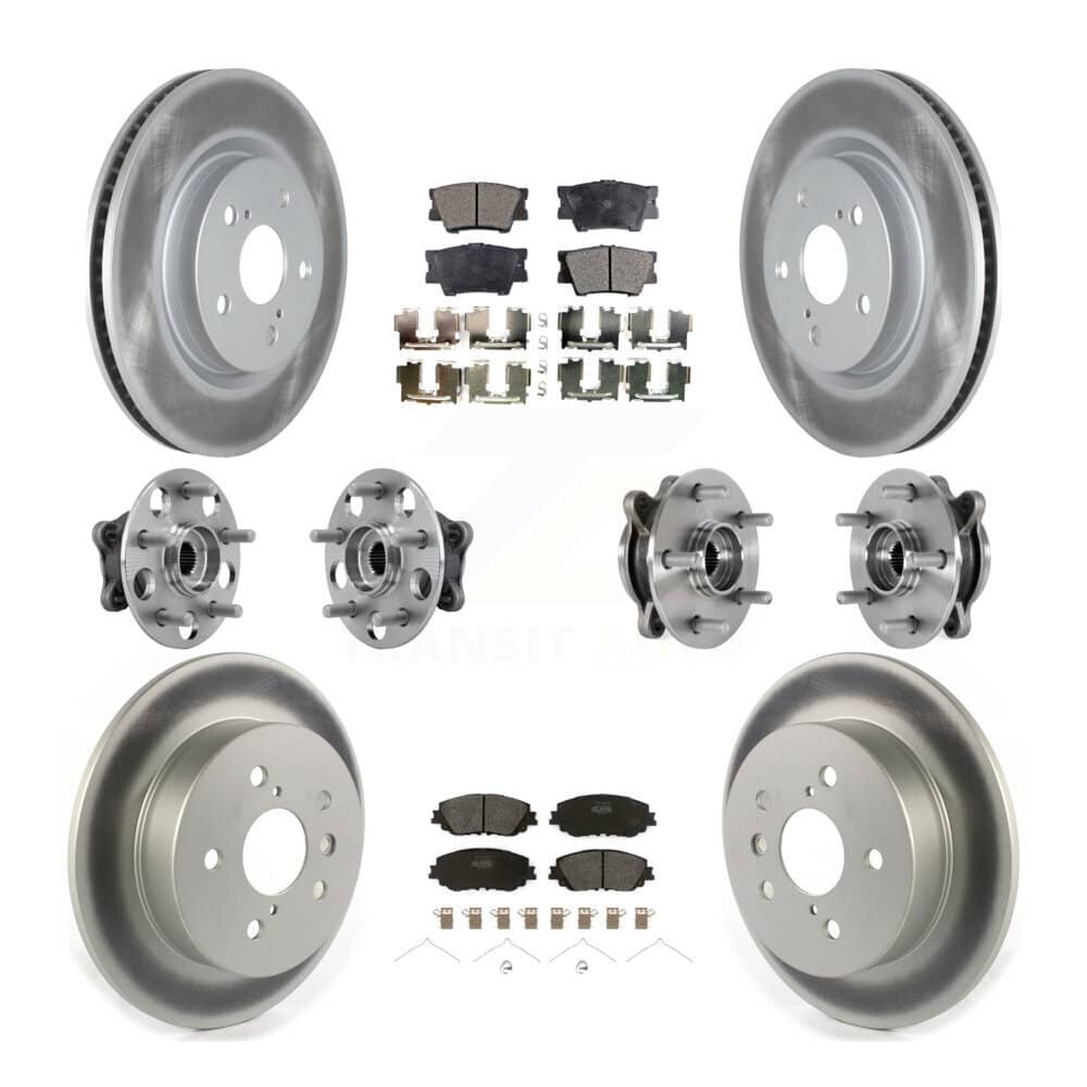 Transit Auto - KBB-127285 - Front and Rear Wheel Bearing and Hub Assembly Kits