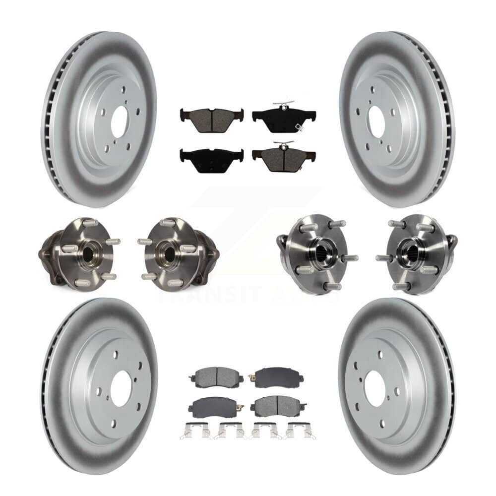 Transit Auto - KBB-128649 - Front and Rear Wheel Bearing and Hub Assembly Kits