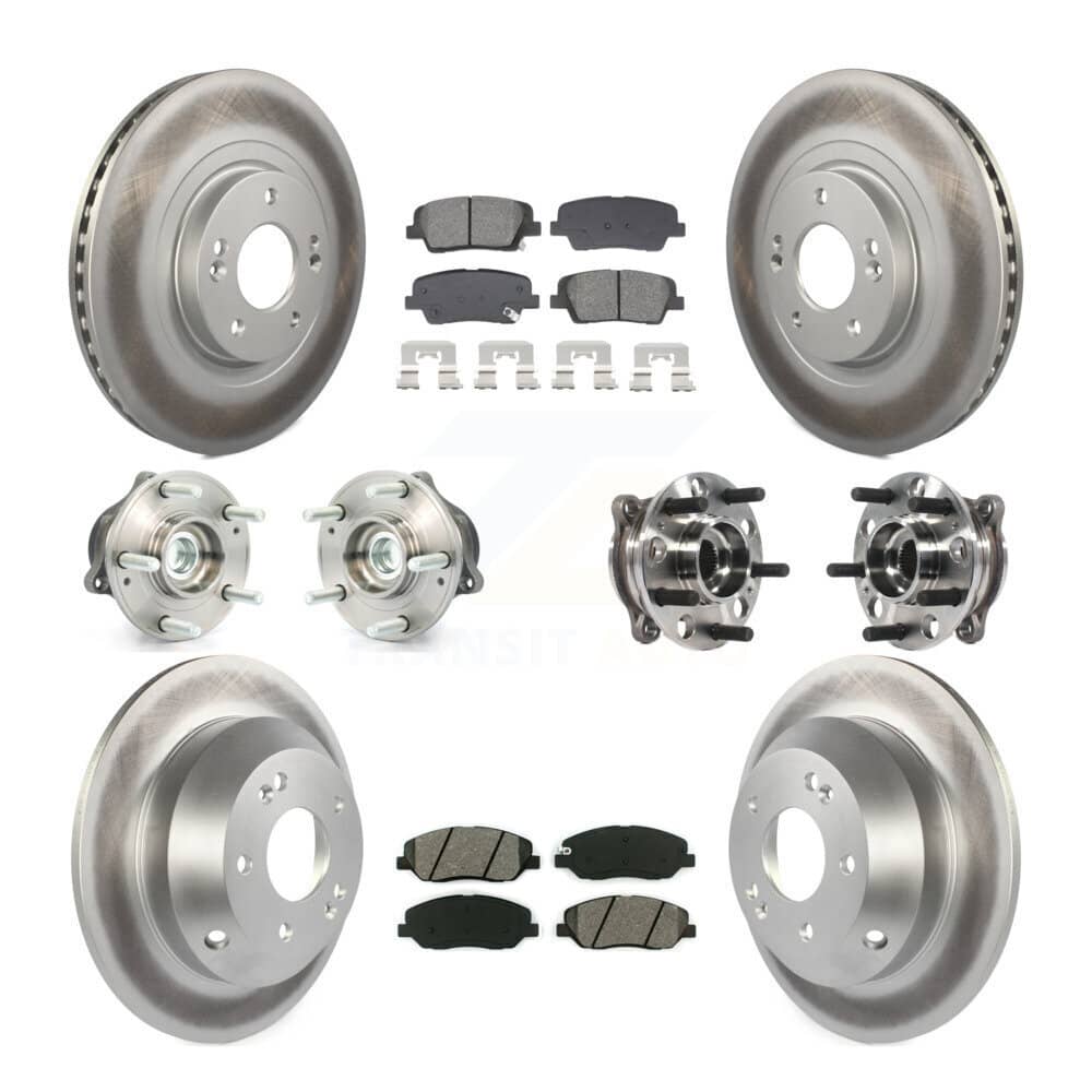 Transit Auto - KBB-128678 - Front and Rear Wheel Bearing and Hub Assembly Kits