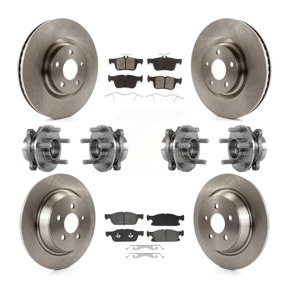 Transit Auto - KBB-129424 - Front and Rear Wheel Bearing and Hub Assembly Kits
