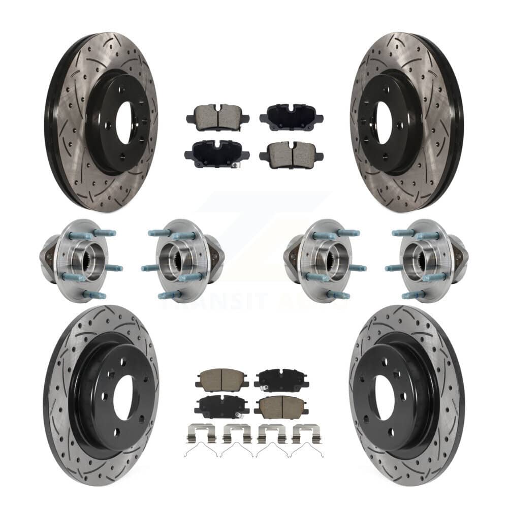 Transit Auto - KBB-130582 - Front and Rear Wheel Bearing and Hub Assembly Kits