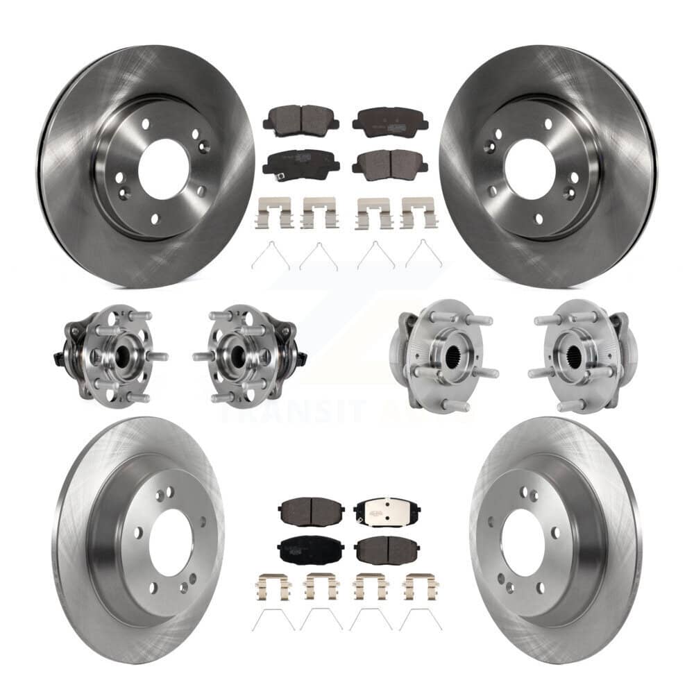 Transit Auto - KBB-131205 - Front and Rear Wheel Bearing and Hub Assembly Kits