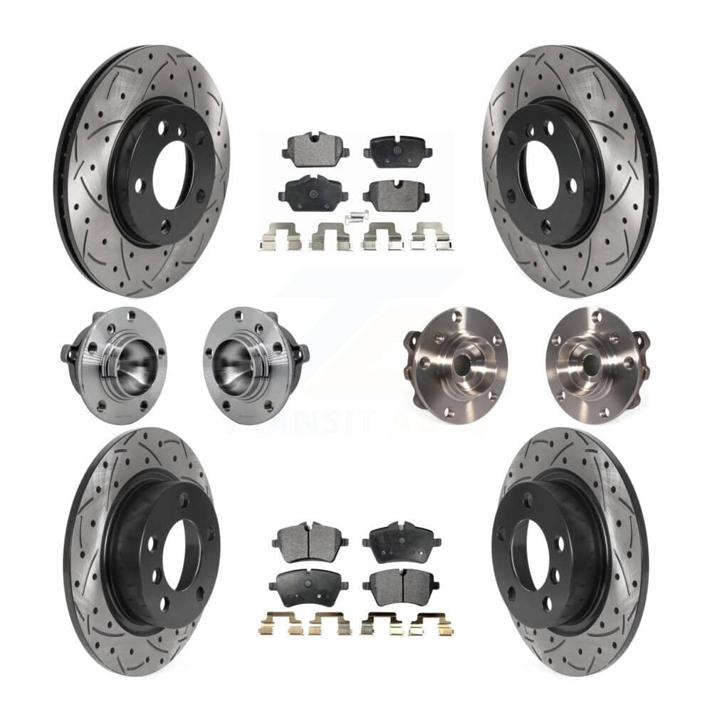 Transit Auto - KBB-131354 - Front and Rear Wheel Bearing and Hub Assembly Kits
