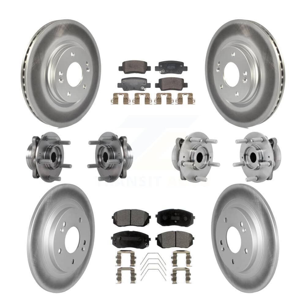 Transit Auto - KBB-131769 - Front and Rear Wheel Bearing and Hub Assembly Kits