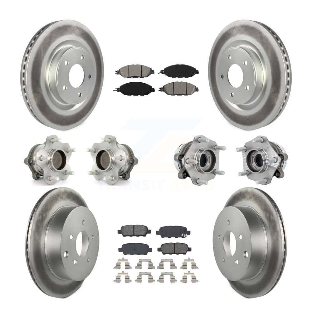 Transit Auto - KBB-131928 - Front and Rear Wheel Bearing and Hub Assembly Kits
