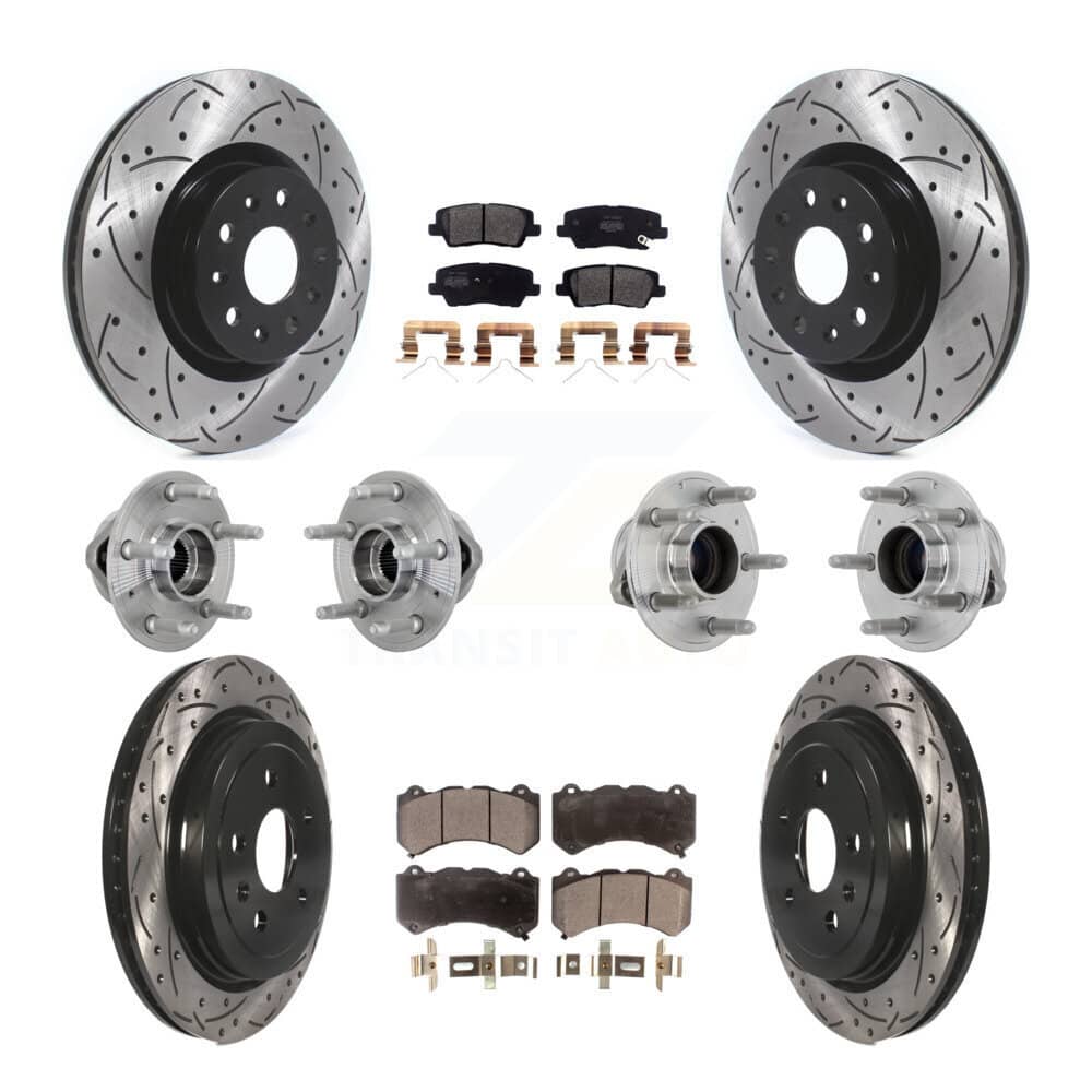 Transit Auto - KBB-132742 - Front and Rear Wheel Bearing and Hub Assembly Kits