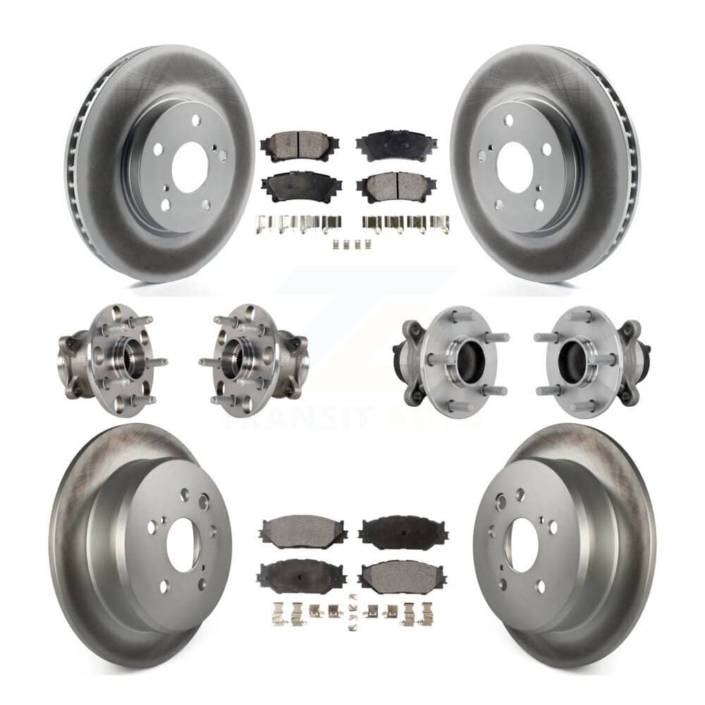 Transit Auto - KBB-133295 - Front and Rear Wheel Bearing and Hub Assembly Kits
