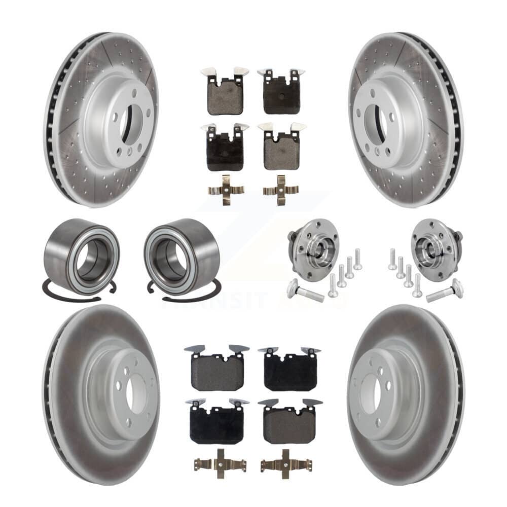 Transit Auto - KBB-133344 - Front and Rear Wheel Bearing and Hub Assembly Kits