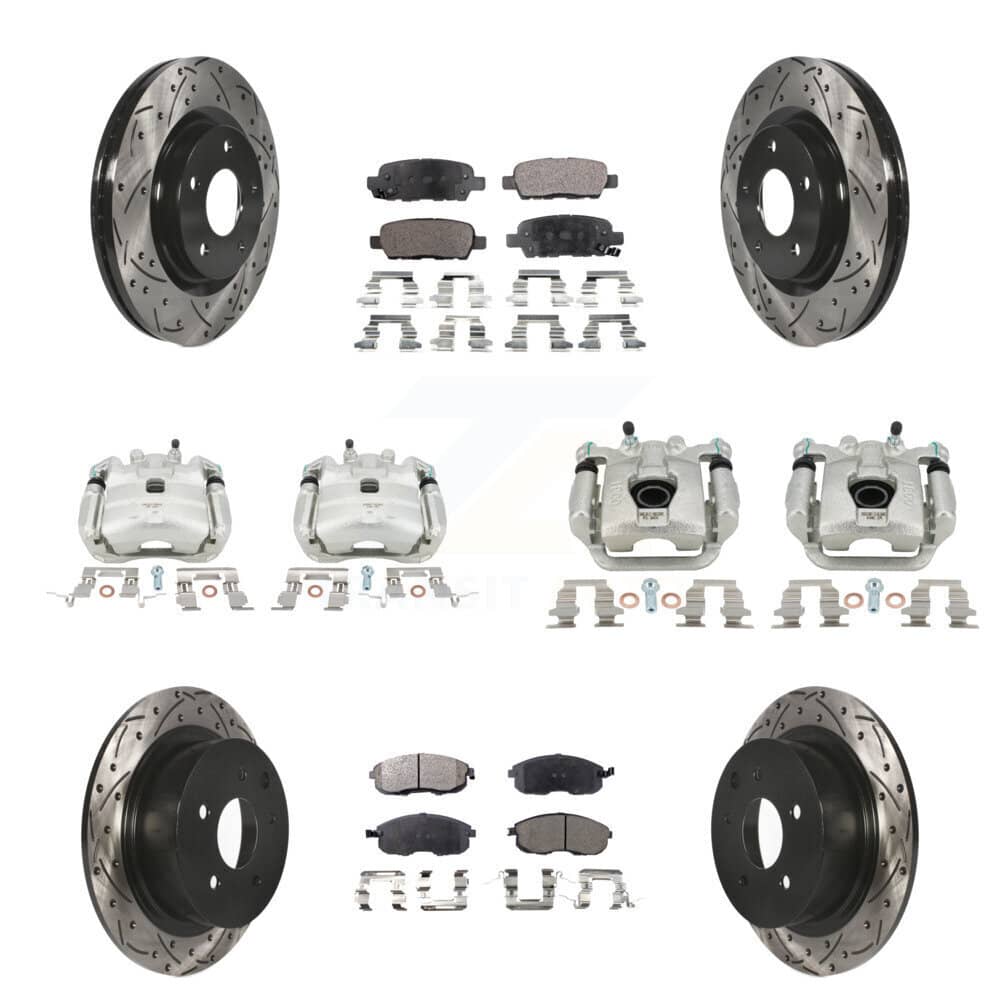 Transit Auto - KCD-100327T - Front and Rear Disc Brake Kits
