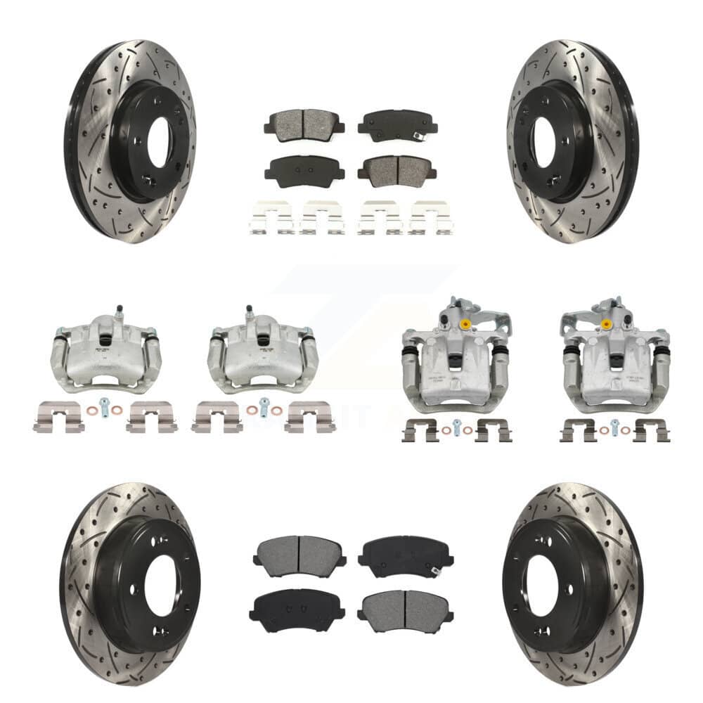 Transit Auto - KCD-100406S - Front and Rear Disc Brake Kits
