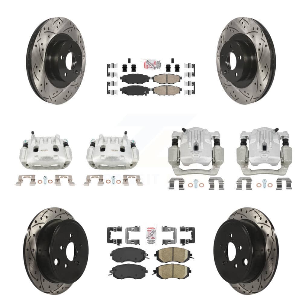 Transit Auto - KCD-100585N - Front and Rear Disc Brake Kits