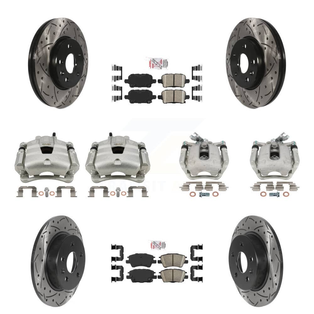 Transit Auto - KCD-100587N - Front and Rear Disc Brake Kits