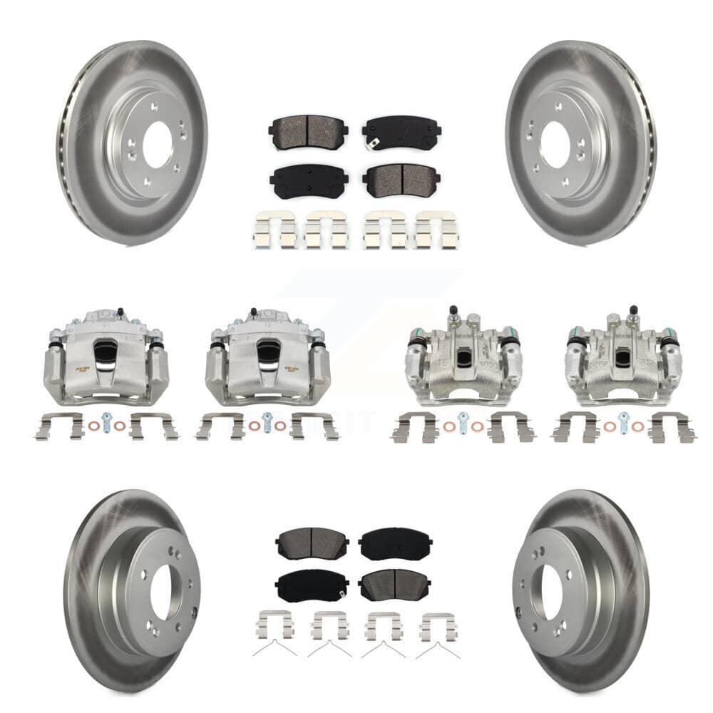 Transit Auto - KCG-100891S - Front and Rear Disc Brake Kits