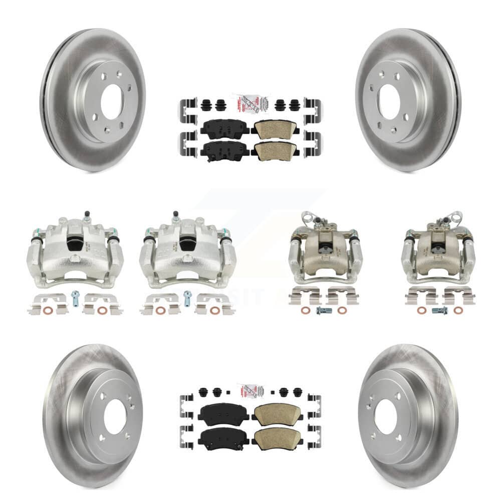 Transit Auto - KCG-102598N - Front and Rear Disc Brake Kits