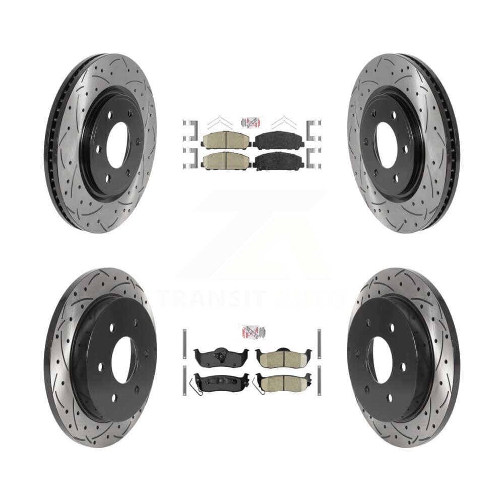 Transit Auto - KDA-101627 - Front and Rear Disc Brake Kits
