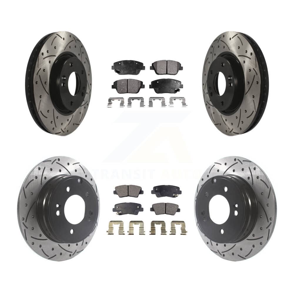 Transit Auto - KDF-100813 - Front and Rear Disc Brake Kits