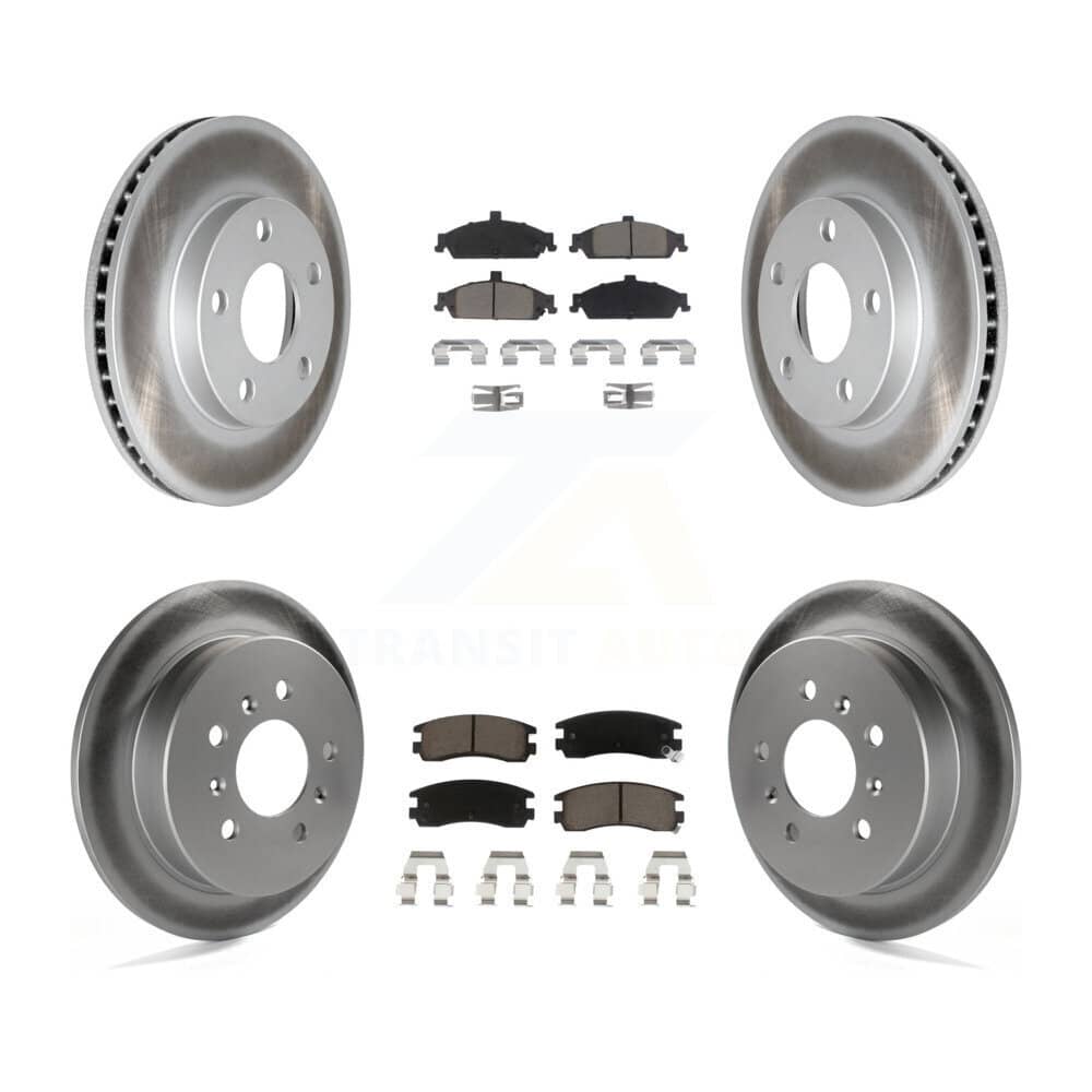 Transit Auto - KGC-102258 - Front and Rear Disc Brake Kits
