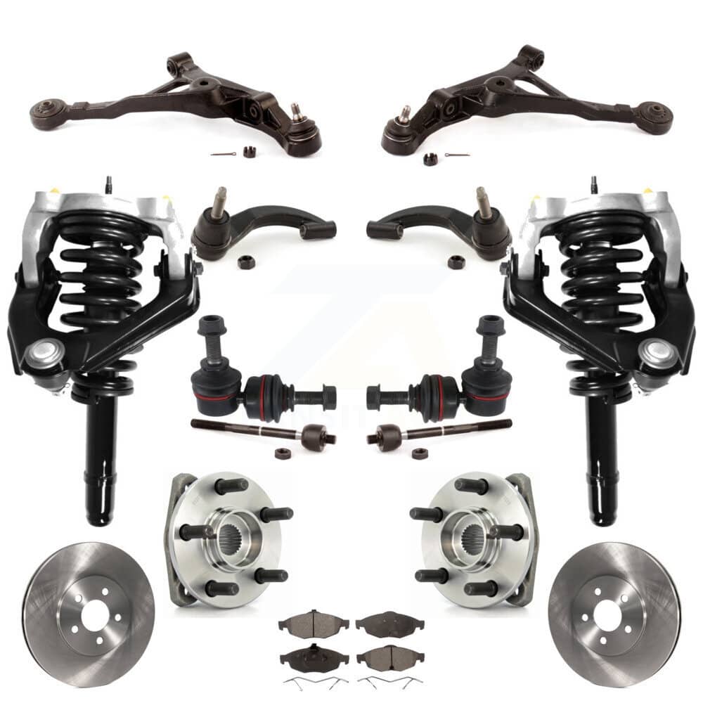 Transit Auto - KM-100394 - Front Suspension Strut and Coil Spring Assembly Kits