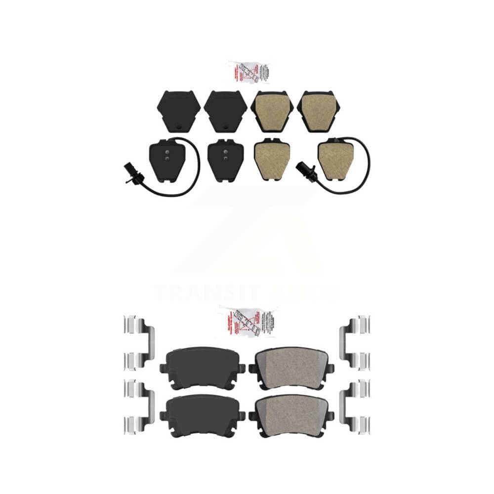 AmeriBRAKES - KNF-101693 - Front and Rear Disc Brake Pad Kits