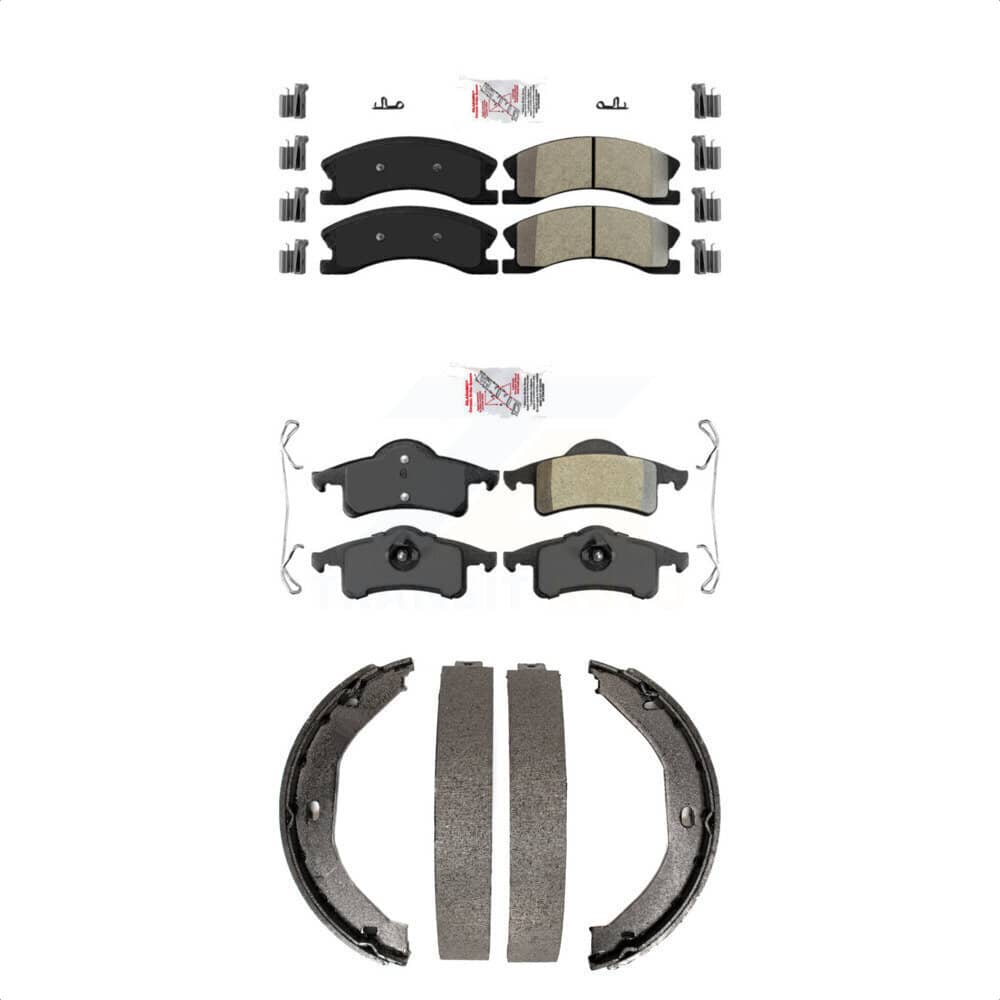 Transit Auto - KNN-100562 - Front and Rear Disc Brake Pad Kits