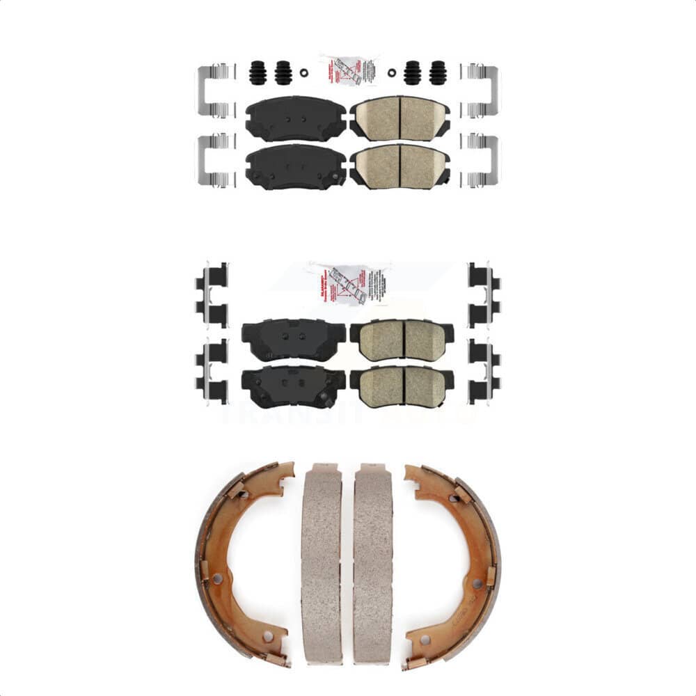 Transit Auto - KNN-100664 - Front and Rear Disc Brake Pad Kits