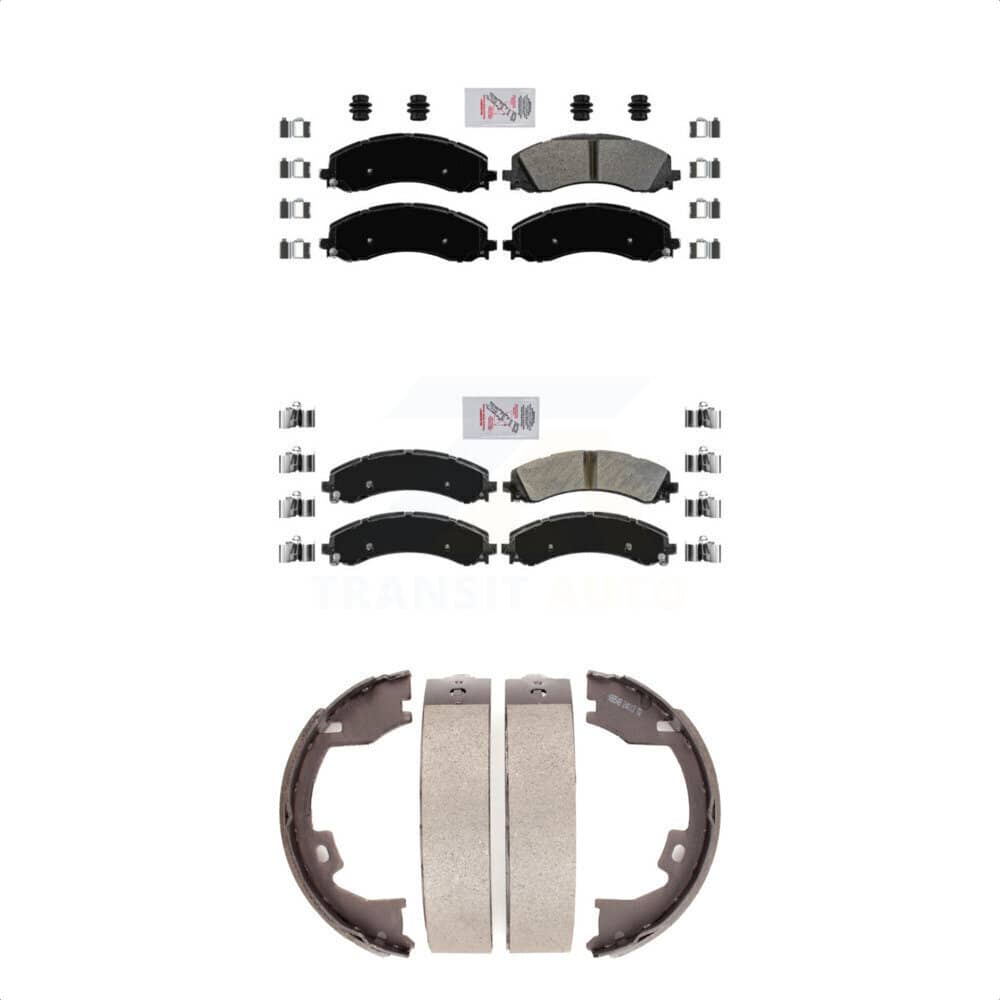 Transit Auto - KNN-100710 - Front and Rear Disc Brake Pad Kits