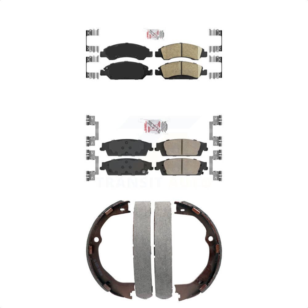 Transit Auto - KNN-100730 - Front and Rear Disc Brake Pad Kits