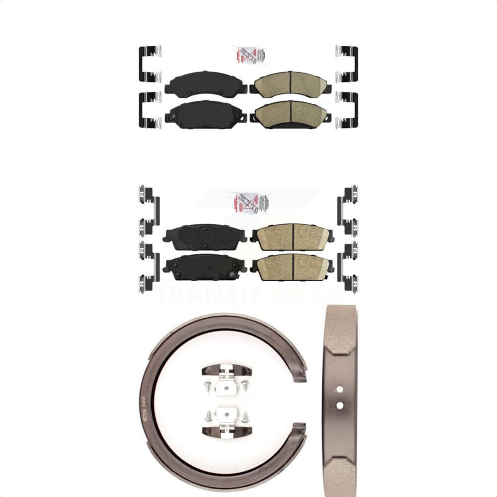 Transit Auto - KNN-100882 - Front and Rear Disc Brake Pad Kits