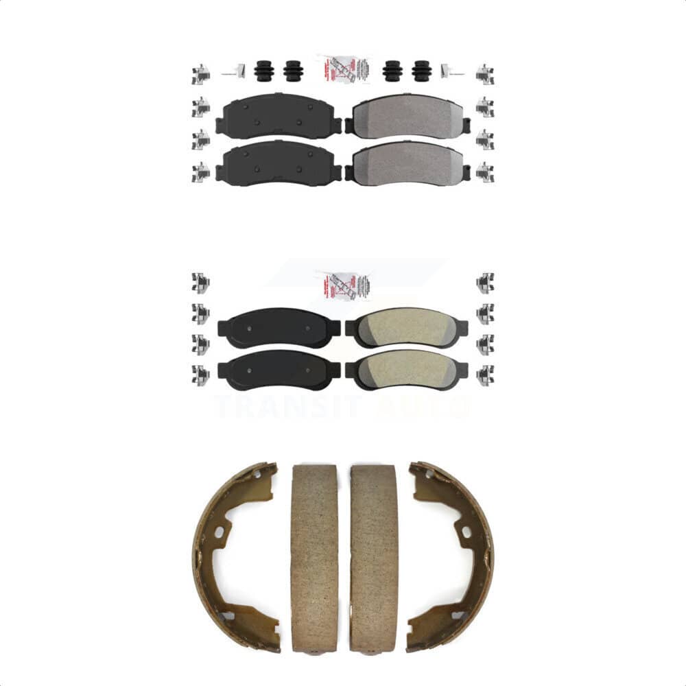 Transit Auto - KNN-101045 - Front and Rear Disc Brake Pad Kits