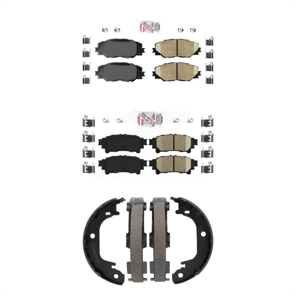 Transit Auto - KNN-101160 - Front and Rear Disc Brake Pad Kits
