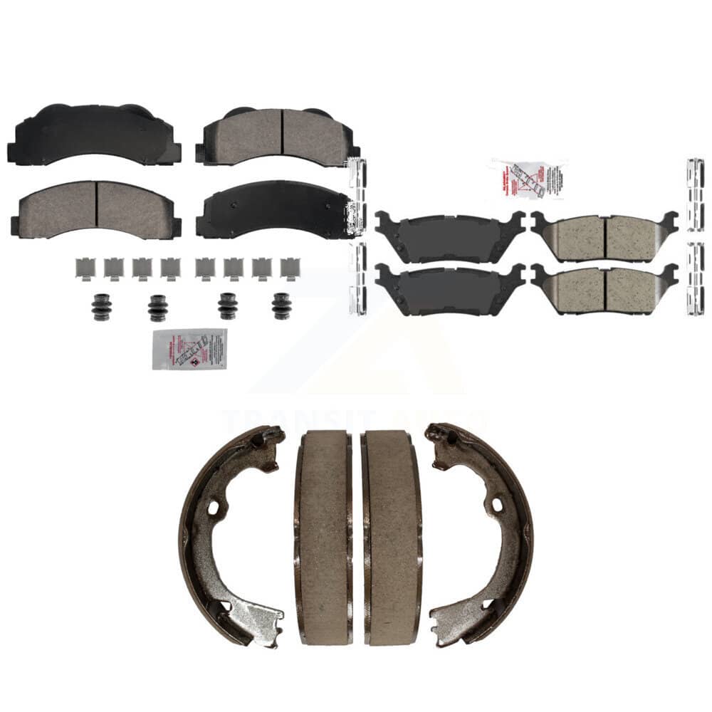 Transit Auto - KNN-101269 - Front and Rear Disc Brake Pad Kits