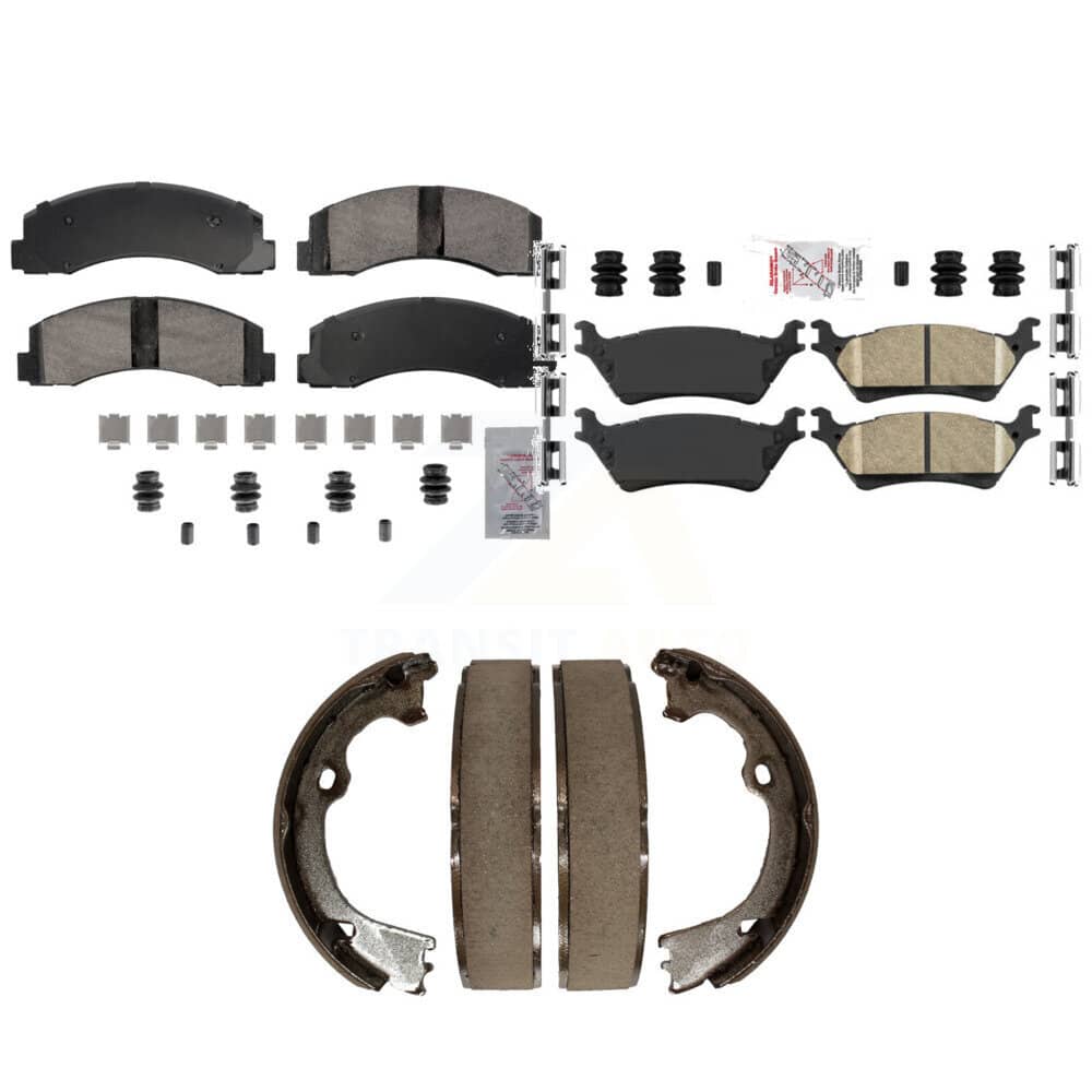 Transit Auto - KNN-101272 - Front and Rear Disc Brake Pad Kits