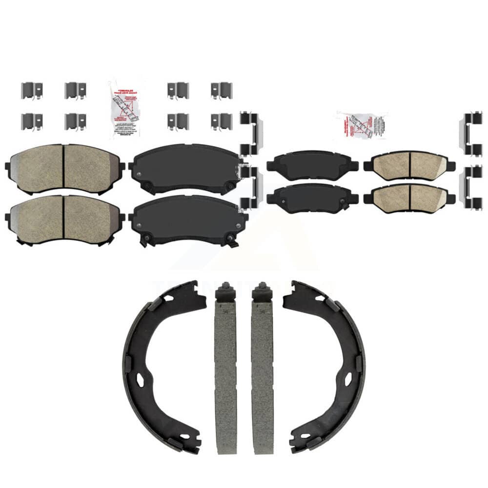 Transit Auto - KNN-101479 - Front and Rear Disc Brake Pad Kits