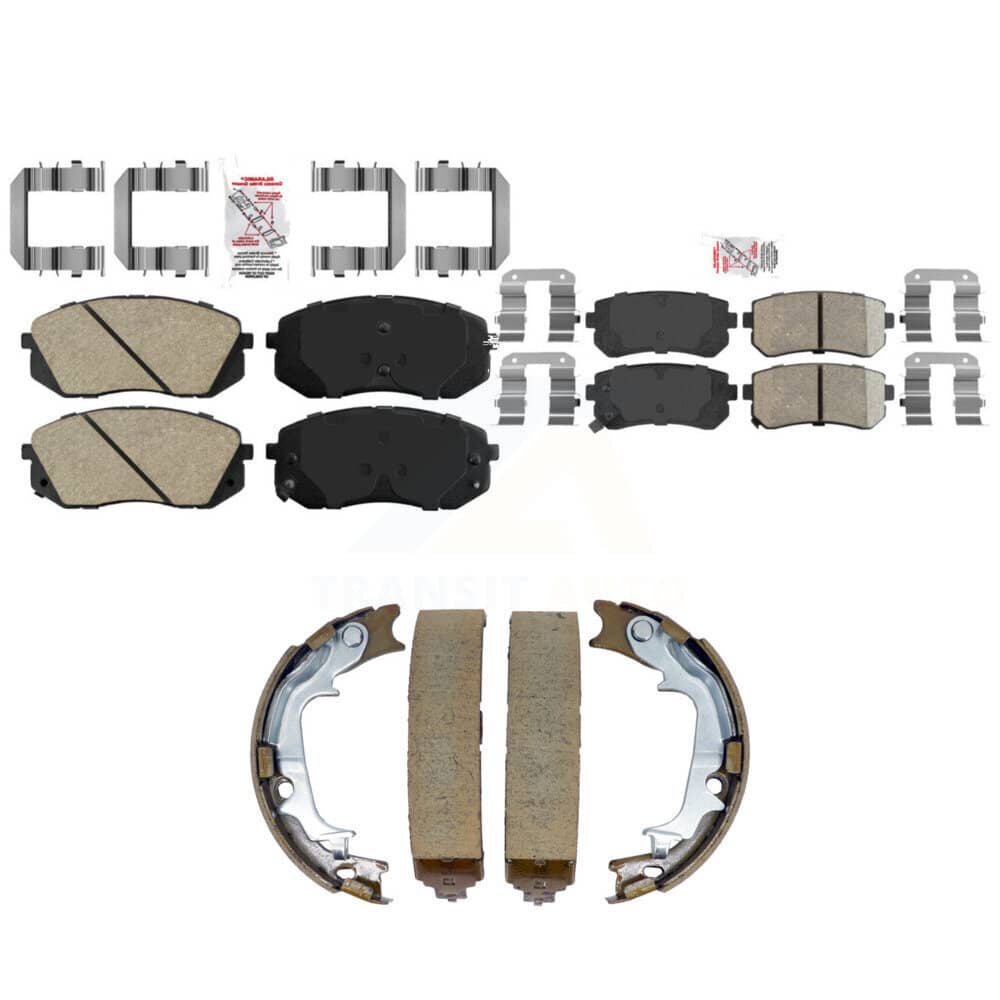 Transit Auto - KNN-101553 - Front and Rear Disc Brake Pad Kits