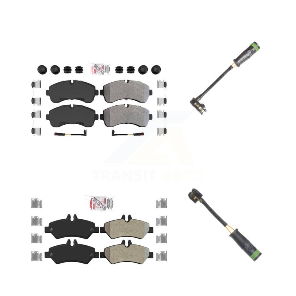 AmeriBRAKES - KNW-100147 - Front and Rear Disc Brake Pad Kits