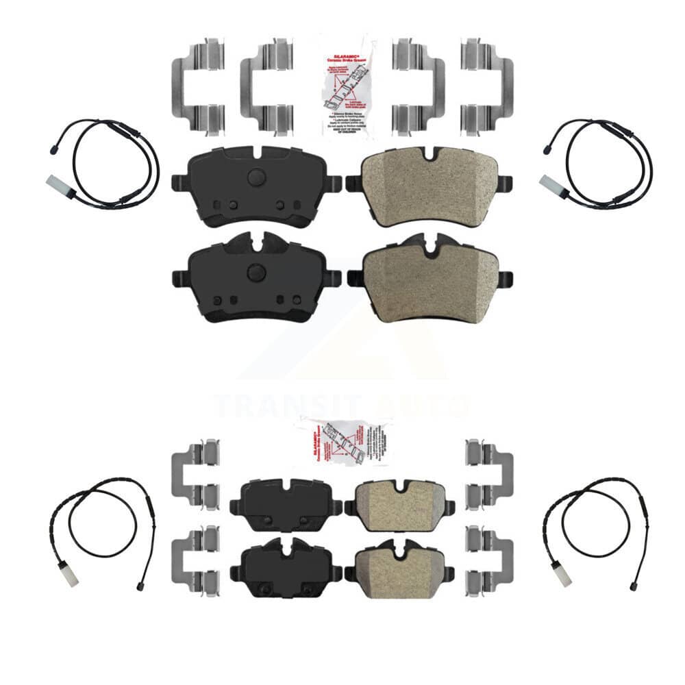 AmeriBRAKES - KNW-100379 - Front and Rear Disc Brake Pad Kits