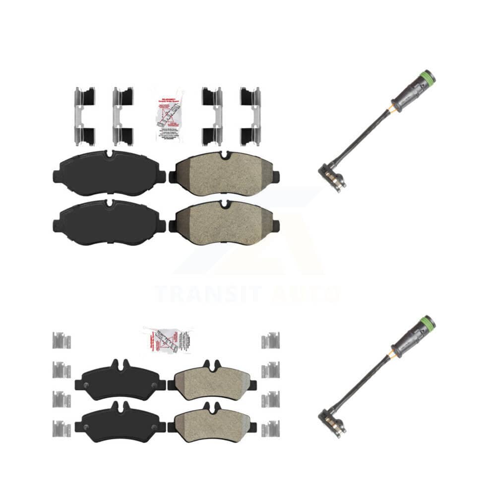 AmeriBRAKES - KNW-101120 - Front and Rear Disc Brake Pad Kits
