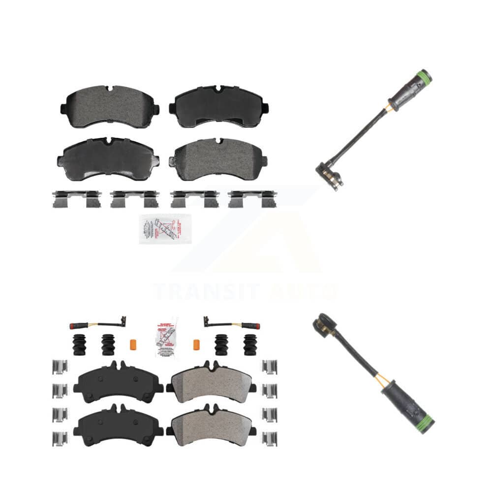 AmeriBRAKES - KNW-101318 - Front and Rear Disc Brake Pad Kits