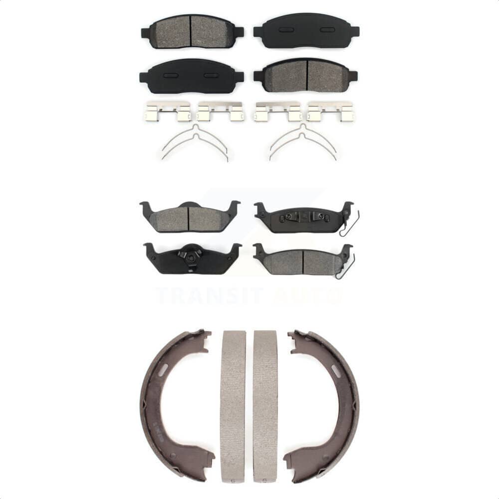 Transit Auto - KSN-100687 - Front and Rear Disc Brake Pad Kits