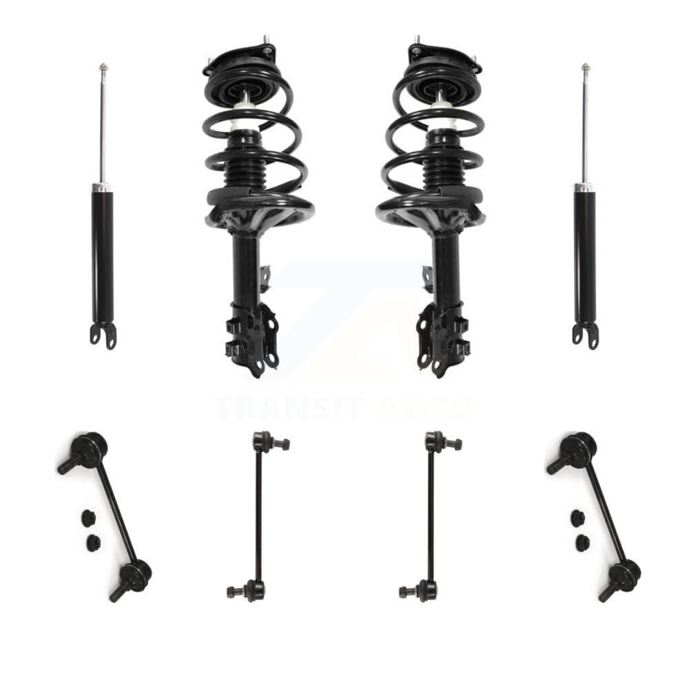 Transit Auto - KSS-107802 - Front and Rear Suspension Strut and Coil Spring Assembly Kits