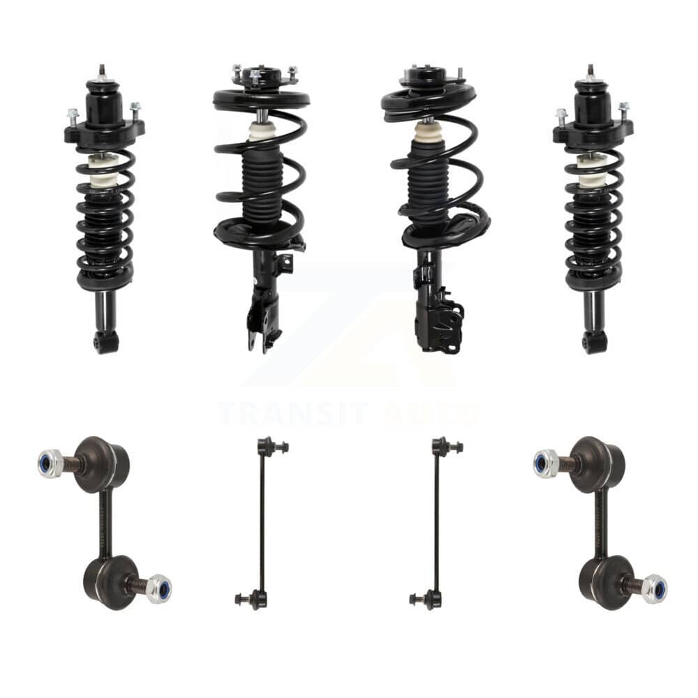 Transit Auto - KSS-107820 - Front and Rear Suspension Strut and Coil Spring Assembly Kits