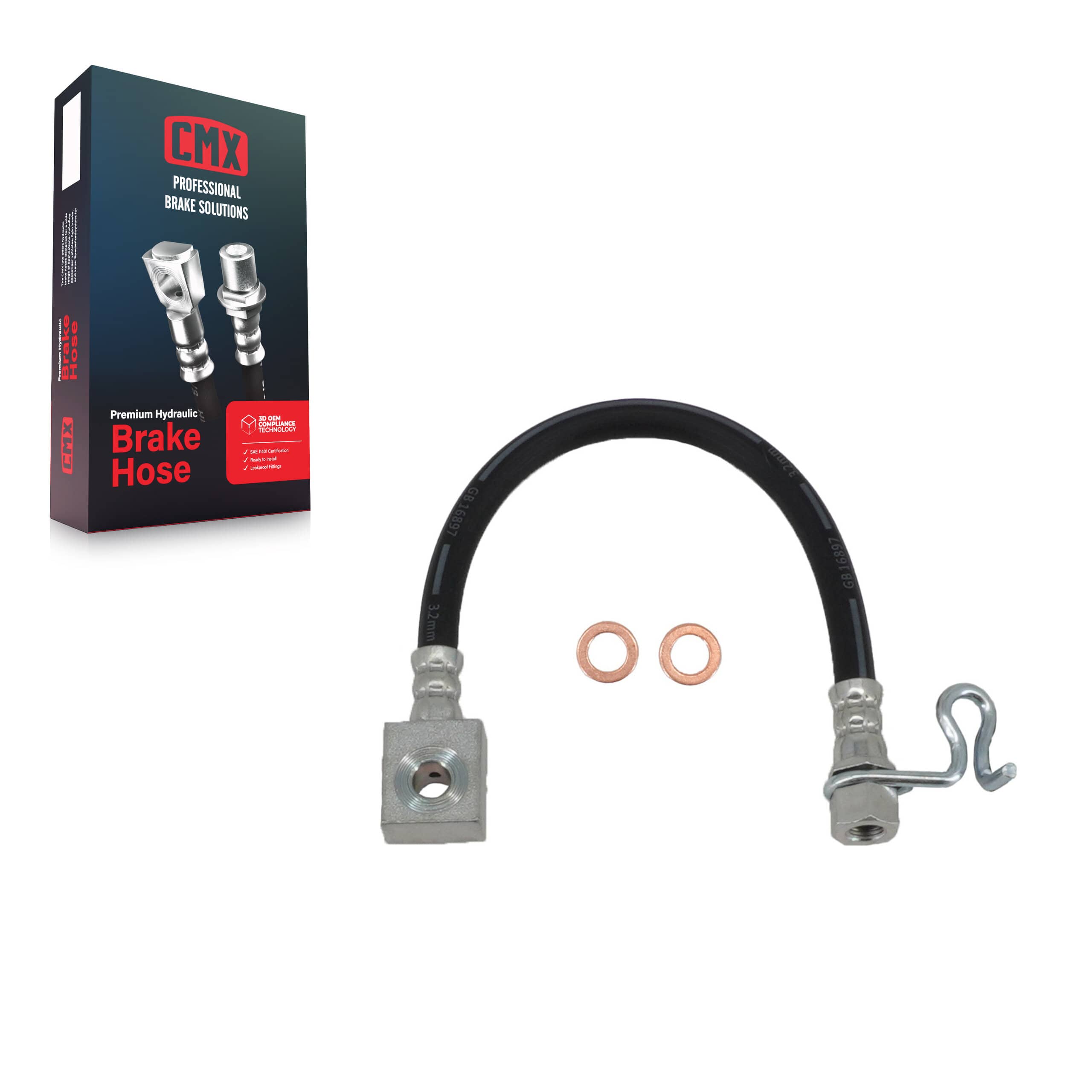 CMX - 12-H621018 - Rear Right Brake Hydraulic Hose