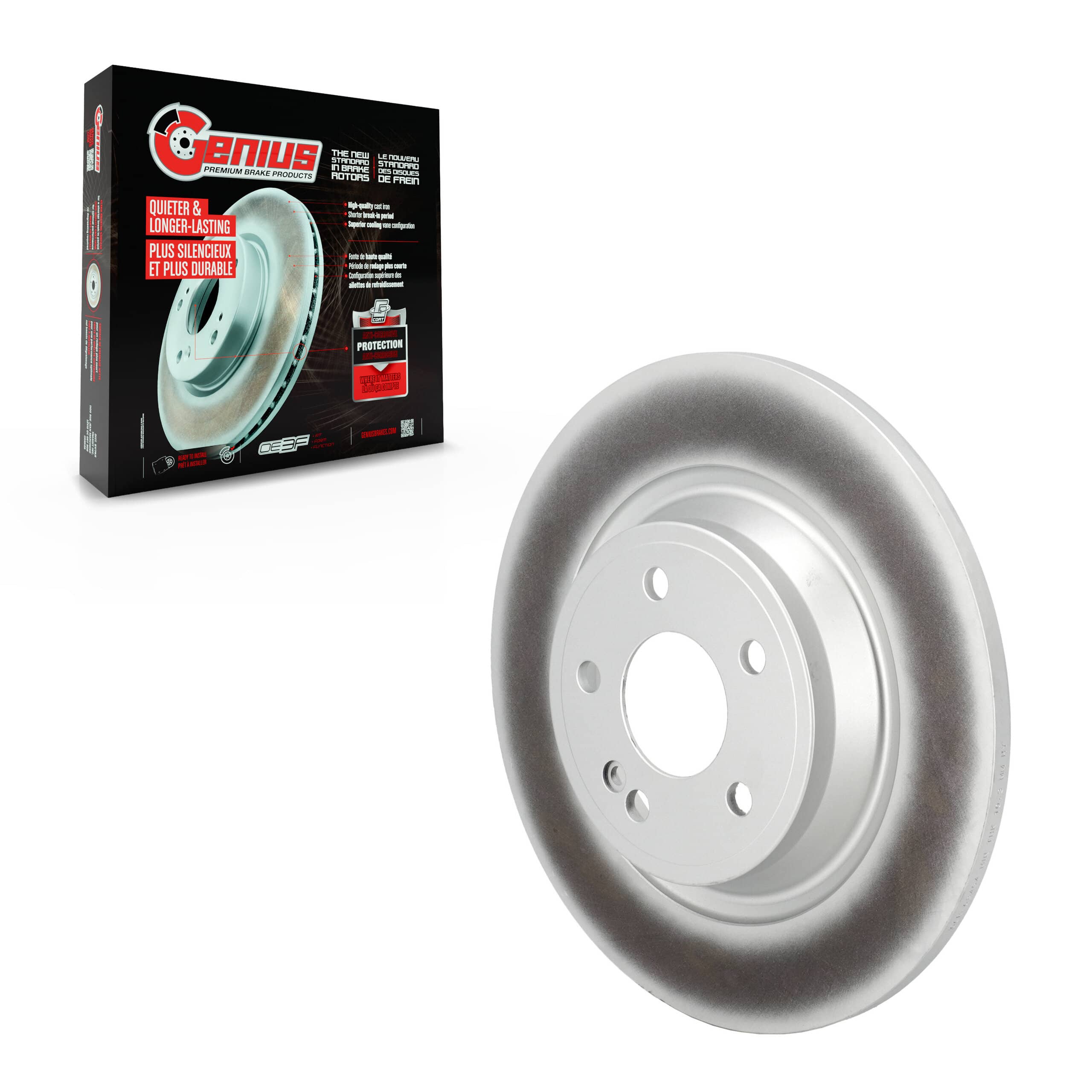 Genius - GCR-G8454 - Rear Disc Brake Rotor