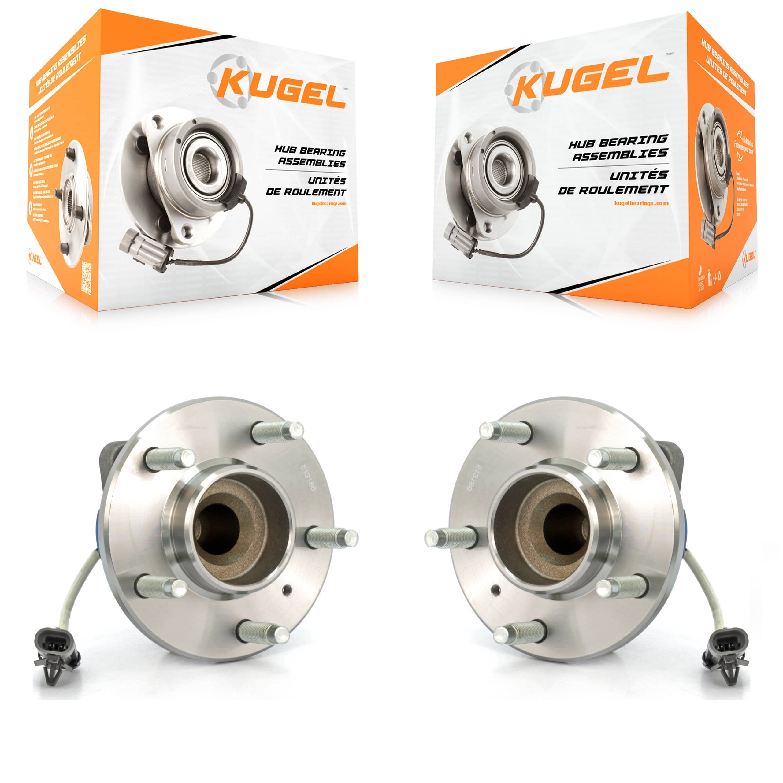 Kugel - K70-100271 - Front Wheel Bearing and Hub Assembly Kits