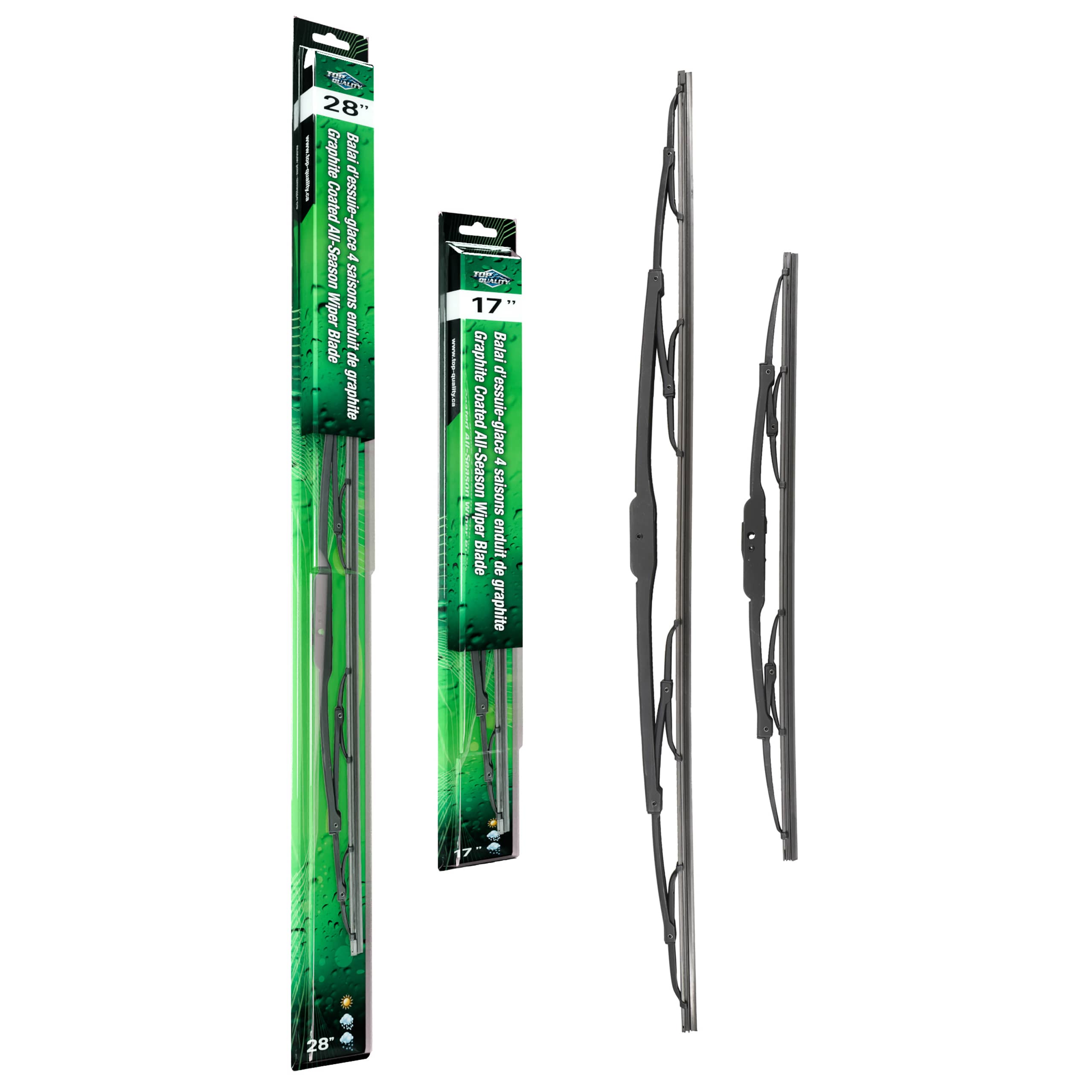 Top Quality - K90-100060 - Front Windshield Wiper Blade Kits