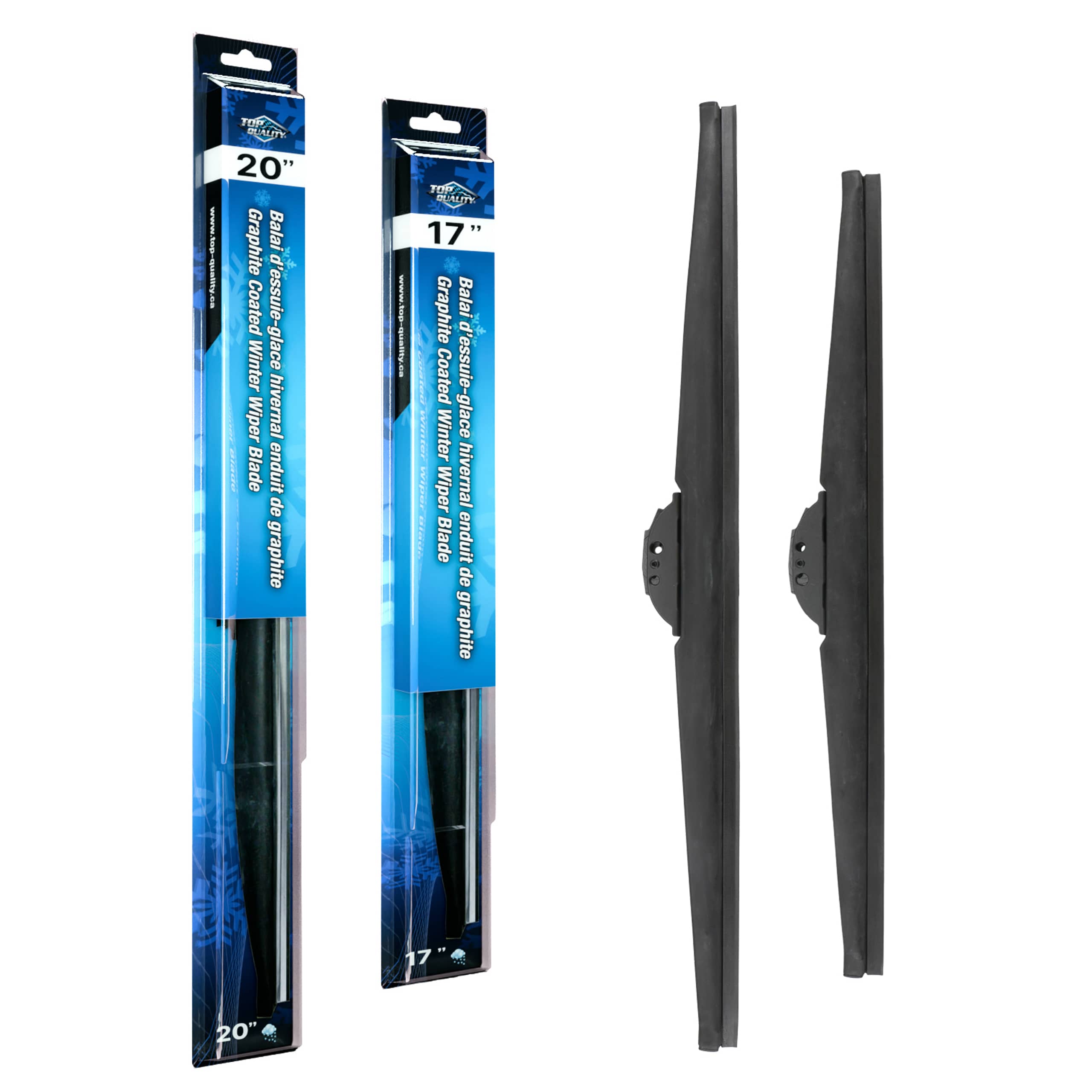 Top Quality - K90-100437 - Front Windshield Wiper Blade Kits